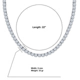 Icecube 5MM Square Tennis Chain