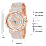 Foxy CZ Iced Out Watch