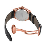 Conspicious Bling Leather Watch