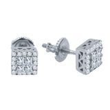 Irradiate Silver Earrings