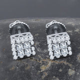 Irradiate Silver Earrings
