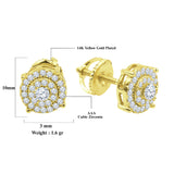 Virtuosity Gold Earrings
