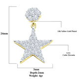 Dazzling Silver Earrings