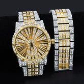 Luxe Roman Indexed Watch & Bracelet Set