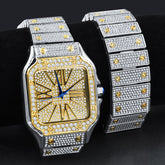 Prodigious Stainless Steel Crystal Watch Set