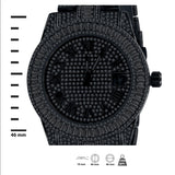 Oyster Crystal Stones Watch Set
