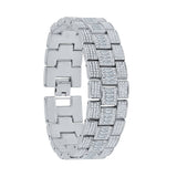 Oyster Crystal Stones Watch Set
