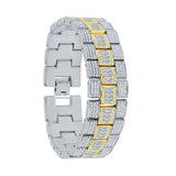 Oyster Crystal Stones Watch Set
