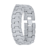 Oyster Crystal Stones Watch Set
