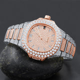 Lord Steel Crystal Watch