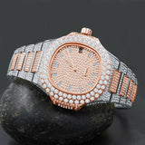 Lord Steel Crystal Watch