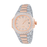 Lord Steel Crystal Watch