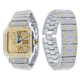 Prodigious Stainless Steel Crystal Watch Set