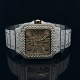 Engima Gold Moissanite Watch
