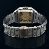 Engima Gold Moissanite Watch