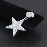 Dazzling Silver Earrings