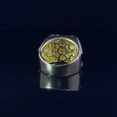 Eclat CZ Yellow Gold Ring