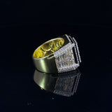 Eclat CZ Yellow Gold Ring