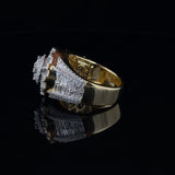 Dazzle Cz Yellow Gold Ring