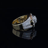 Dazzle Cz Yellow Gold Ring