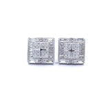 Mystique CZ Rhodium Earrings