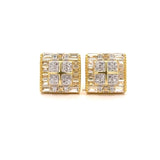 Mystique 925 CZ Gold Earrings