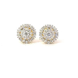 Fathom Gold Moissanite Earrings