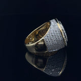 Veloce Moissanite Yellow Gold Ring