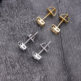 Preciosa Sterling Silver CZ Earrings