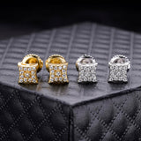 Preciosa Sterling Silver CZ Earrings