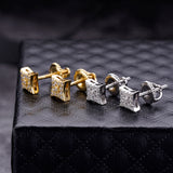 Preciosa Sterling Silver CZ Earrings