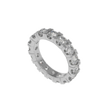 Diamond Split Prong Eternity Band
