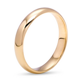 4.0mm Low Dome Comfort-Fit Wedding Band in 10K Gold