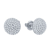 Globate Silver Earring