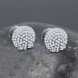 Globate Silver Earring