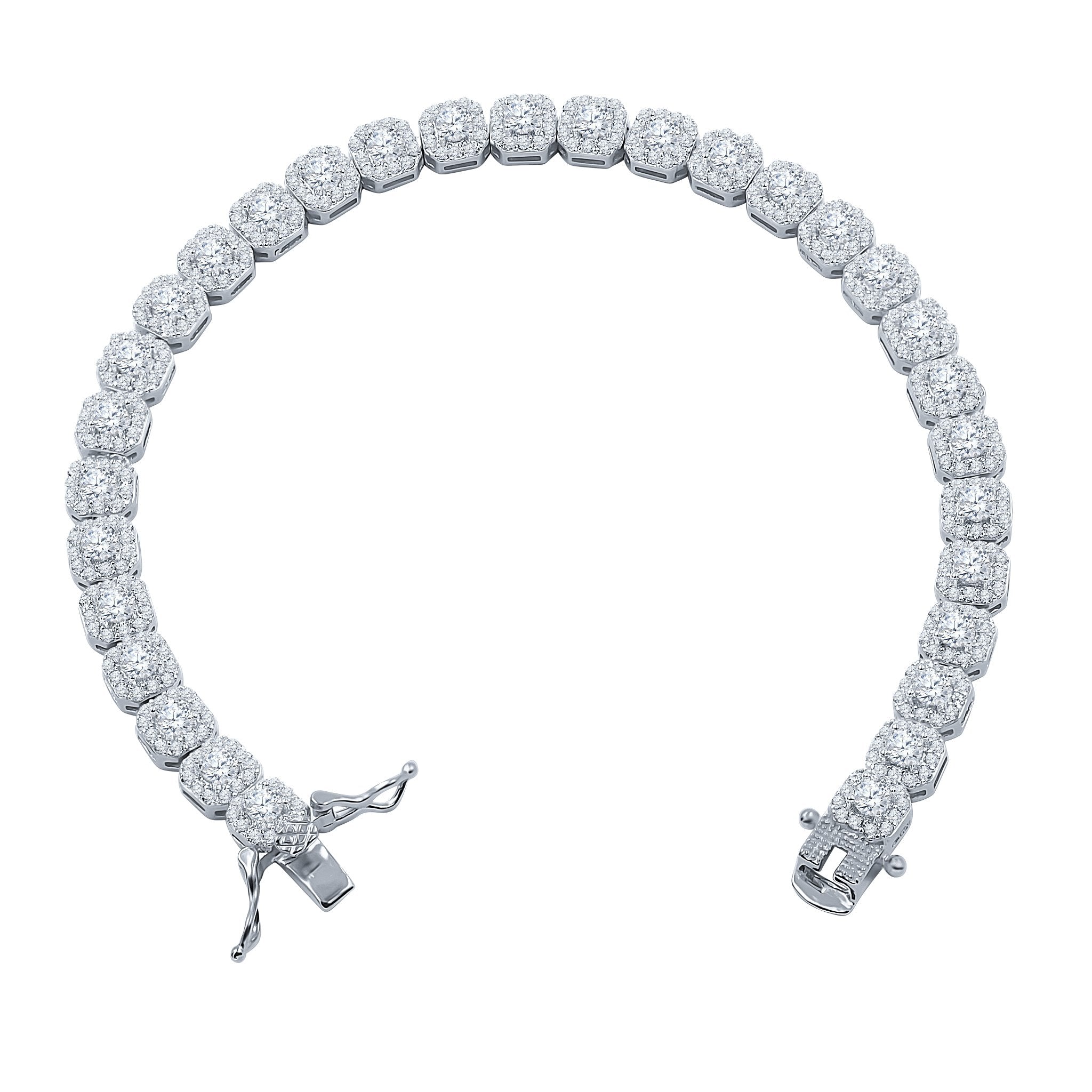 国内発送 上品ストーン ICY TENNIS BRACELET 6mm 【KING ICE】 6mm Icy Tennis Bracelet | Hip Hop Bracelets | King Ice
