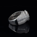 Sheen CZ Rhodium Ring