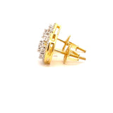 Draconis Gold Moissanite Earrings