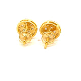 Draconis Gold Moissanite Earrings