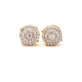 Draconis Gold Moissanite Earrings