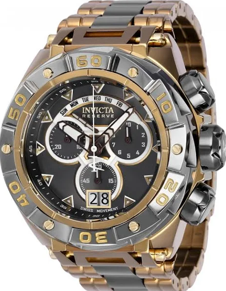 All gold invicta mens 2025 watch