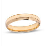 4.0mm Low Dome Comfort-Fit Wedding Band in 10K Gold