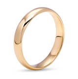 4.0mm Low Dome Comfort-Fit Wedding Band in 10K Gold